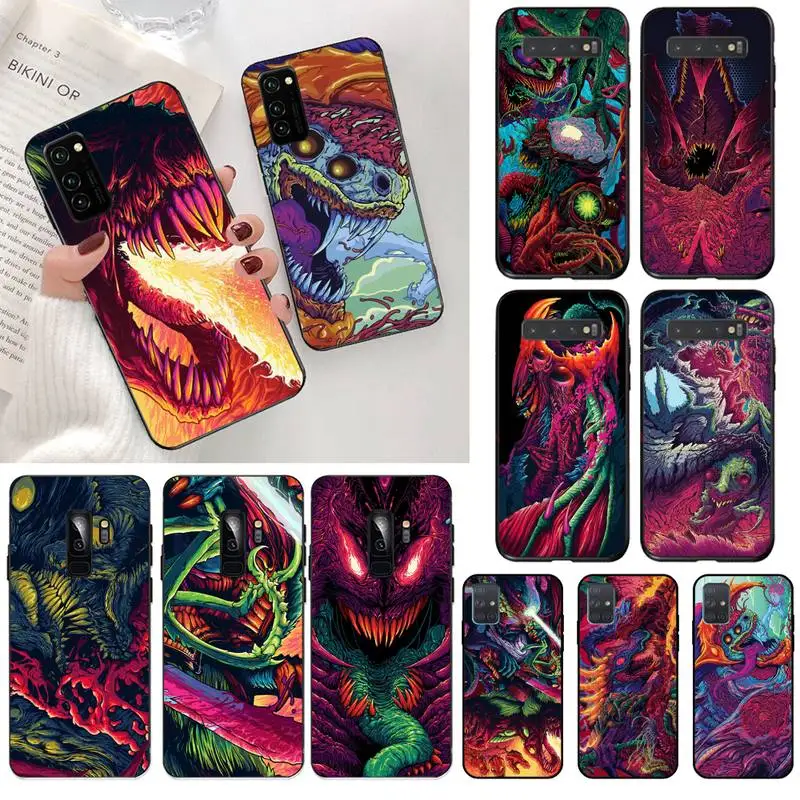 Hyper Beast Cs go корпус под плетенную сумку чехол для телефона Samsung S20 plus Ultra S6 S7 край S8 S9