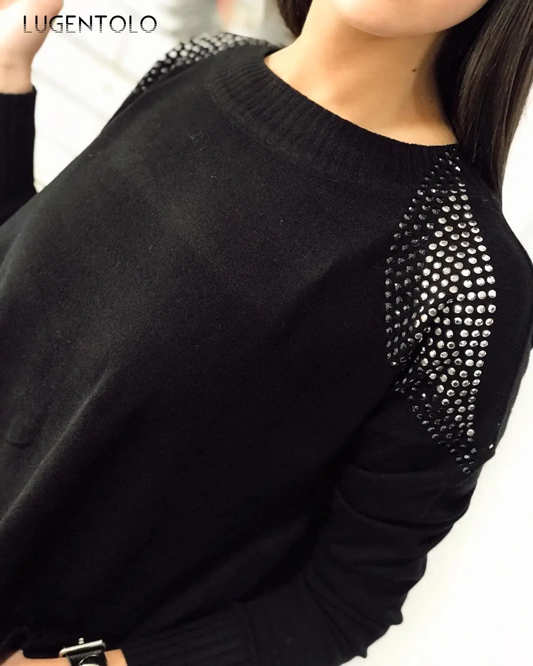 Lugentolo Women Loose Sweater New Autumn Winter Beaded Round Neck Split Hem Sweater Female Solid Color Casual Sweaters
Lugentolo Women Loose Sweater New Autumn Winter Beaded Round Neck Split Hem Sweater Female Solid Color Casual Sweaters