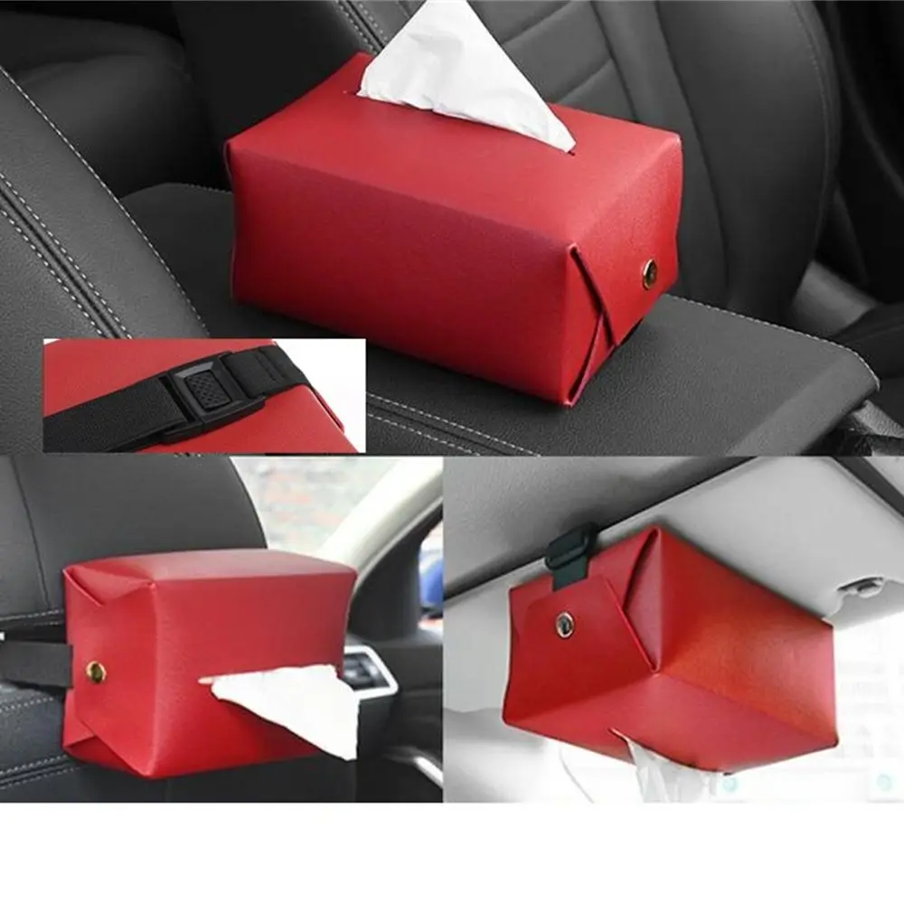 Universal Car Armrest Leather Tissue Box Cover Paper Car Seat Back Home Napkin Holder Case 
Universal Car Armrest Leather Tissue Box Cover Paper Car Seat Back Home Napkin Holder Case