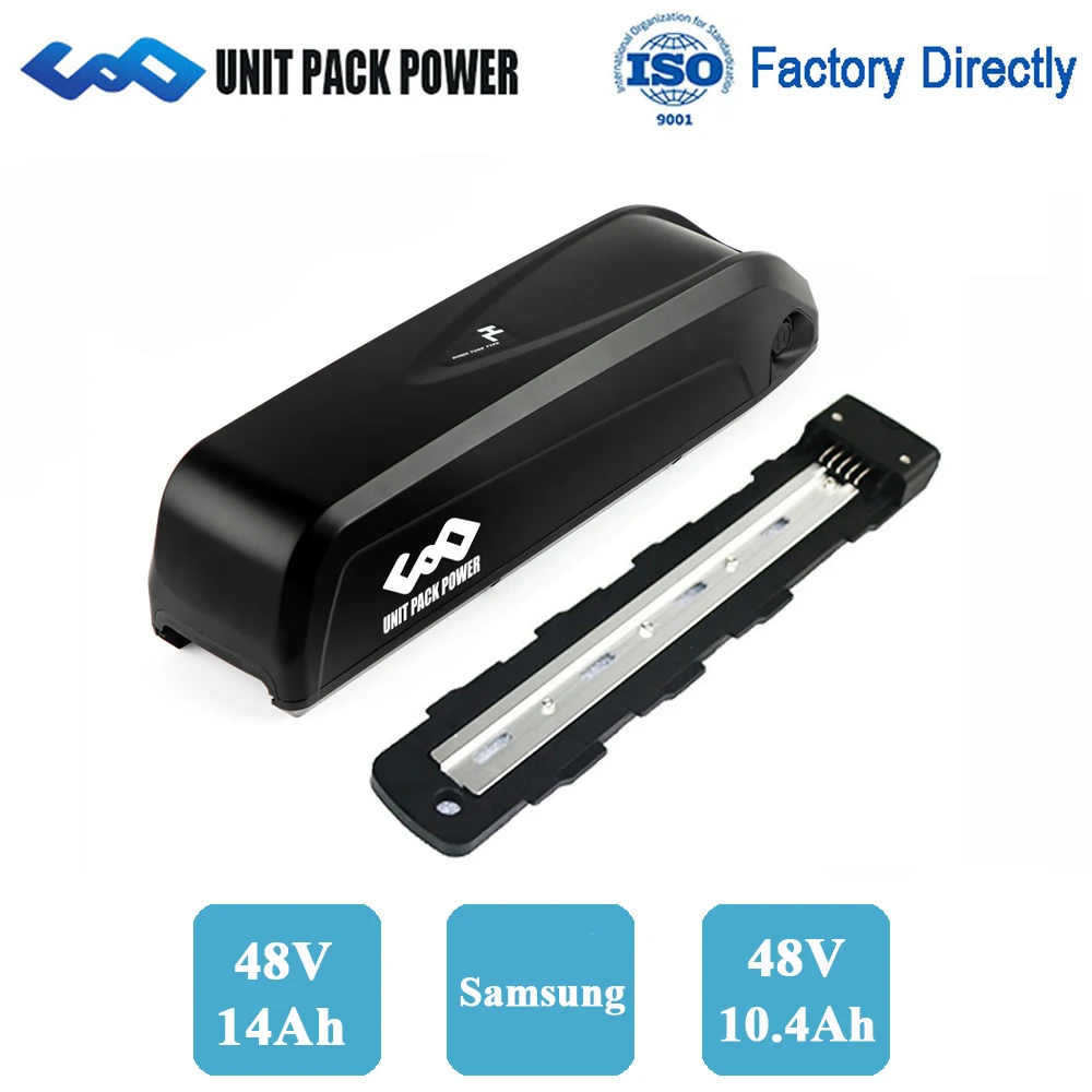Ebike Samsung Battery Pack 36V 13Ah 48V 10.4Ah G56 Hailong Electric Bicycle Batteries for Bafang BBSHD BBS02 1000W 750W 500W
Ebike Samsung Battery Pack 36V 13Ah 48V 10.4Ah G56 Hailong Electric Bicycle Batteries for Bafang BBSHD BBS02 1000W 750W 500W