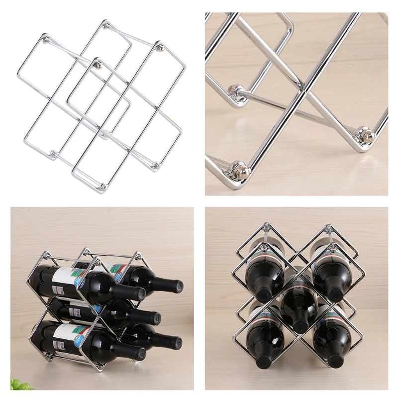 Square Geometric Shape Wine Mover Bottle Bracket Iron Ornaments Wine Display Rack Decoration Creative Simple Fashion
Square Geometric Shape Wine Mover Bottle Bracket Iron Ornaments Wine Display Rack Decoration Creative Simple Fashion