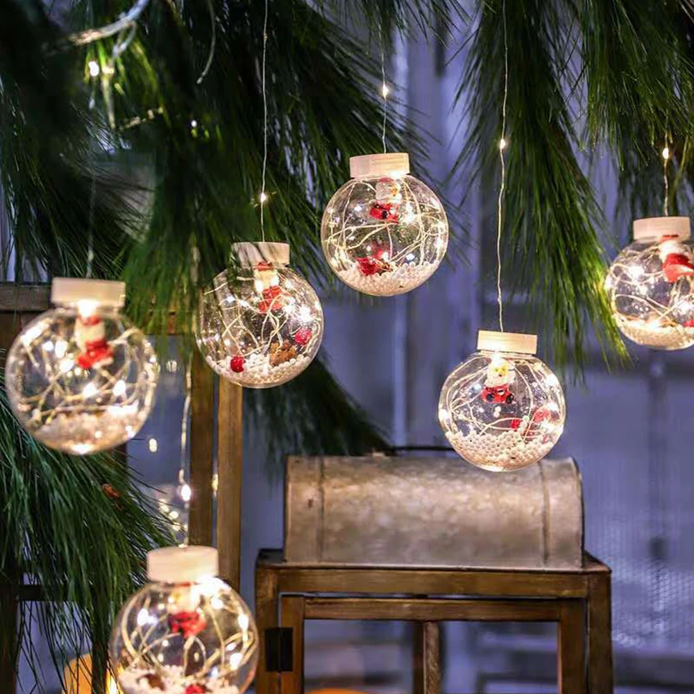 Christmas Wishing Ball Curtain Light String Christmas Ornaments Home Xmas Tree Decor Adjustable Christmas Window Decorations
Christmas Wishing Ball Curtain Light String Christmas Ornaments Home Xmas Tree Decor Adjustable Christmas Window Decorations
