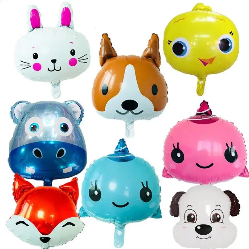 18 Inch Cartoon Animal Head Shape Aluminum Foil Balloon Film Balloon Decoration Birthday Party Children's Day Grand Event
18 Inch Cartoon Animal Head Shape Aluminum Foil Balloon Film Balloon Decoration Birthday Party Children's Day Grand Event
