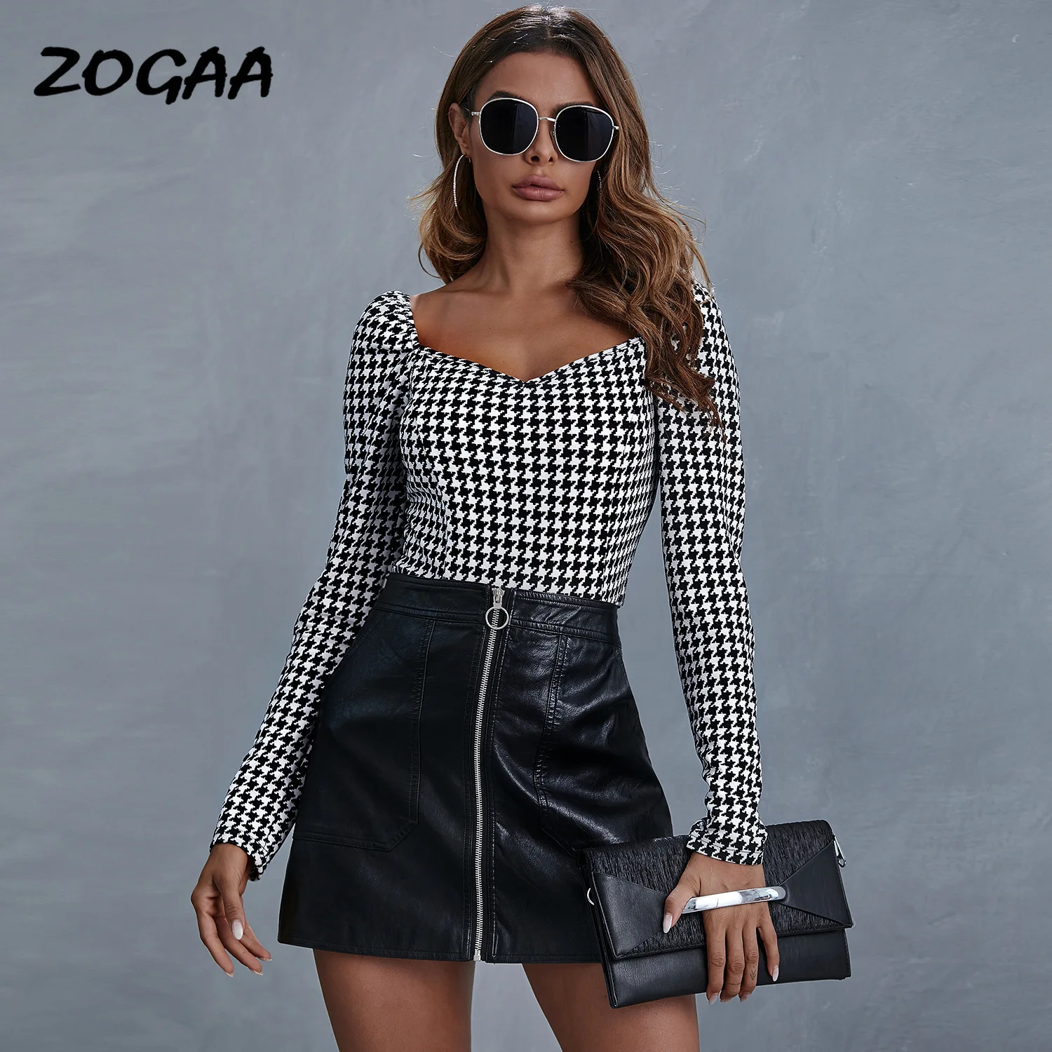 Женские футболки ZOGAA, лидер продаж, новый сексуальный пуловер, женские топы, футболки, модная одежда, облегающий лоскутный женский шикарный ...
Женские футболки ZOGAA, лидер продаж, новый сексуальный пуловер, женские топы, футболки, модная одежда, облегающий лоскутный женский шикарный ...