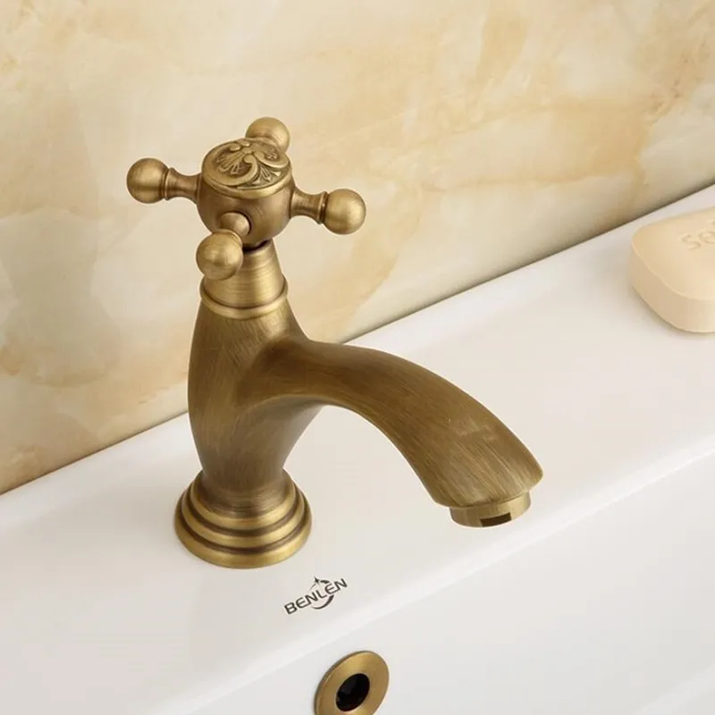 Antique Brass Deck Mounted Lavatory Faucet Single Cold Mixer Tap Single Cold Lavatory Faucet Bathroom Faucet S79-356
Antique Brass Deck Mounted Lavatory Faucet Single Cold Mixer Tap Single Cold Lavatory Faucet Bathroom Faucet S79-356