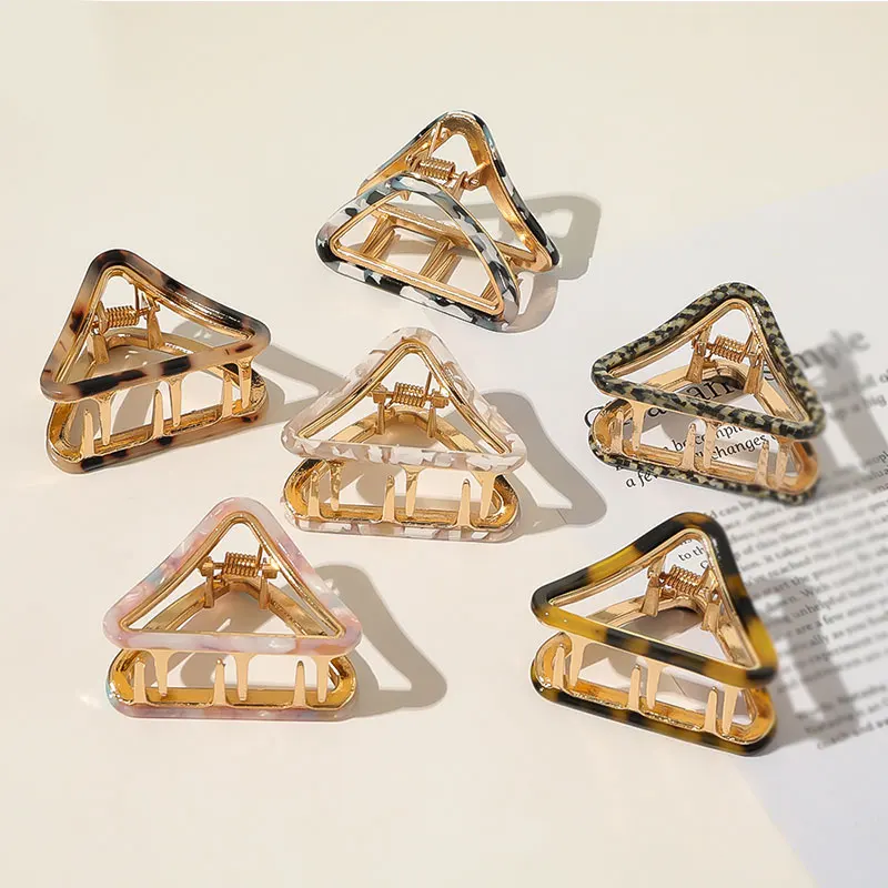 Large Size Metal Hair Clamps Crab Geometric Barrettes Triangle Acetate Hollow Hair Clip Alloy Hair Claws
Large Size Metal Hair Clamps Crab Geometric Barrettes Triangle Acetate Hollow Hair Clip Alloy Hair Claws