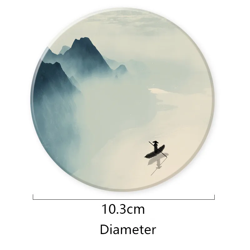 Coaster Insulation Pad Dining Table Mat Kettle Mat Diatomaceous Absorbent Coaster Chinese Style Round Placemats Waterproof
Coaster Insulation Pad Dining Table Mat Kettle Mat Diatomaceous Absorbent Coaster Chinese Style Round Placemats Waterproof