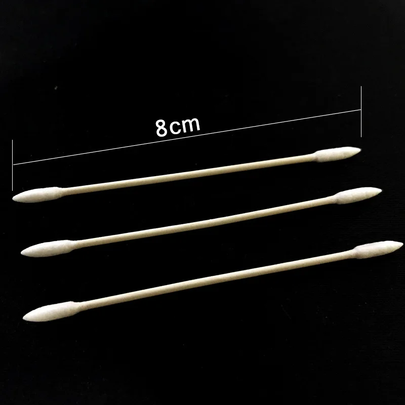 

New 25pcs Cleaning Swab Tool Cotton Disposable Stick Cleanroon Use Earphone Dust Free For AirPods Earphone Phone Charge Port