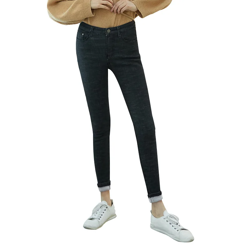 Plus Velvet Lengthen Pencil Pants Women's 2019 New Autumn And Winter Korean-style High-waisted Hundred
Plus Velvet Lengthen Pencil Pants Women's 2019 New Autumn And Winter Korean-style High-waisted Hundred