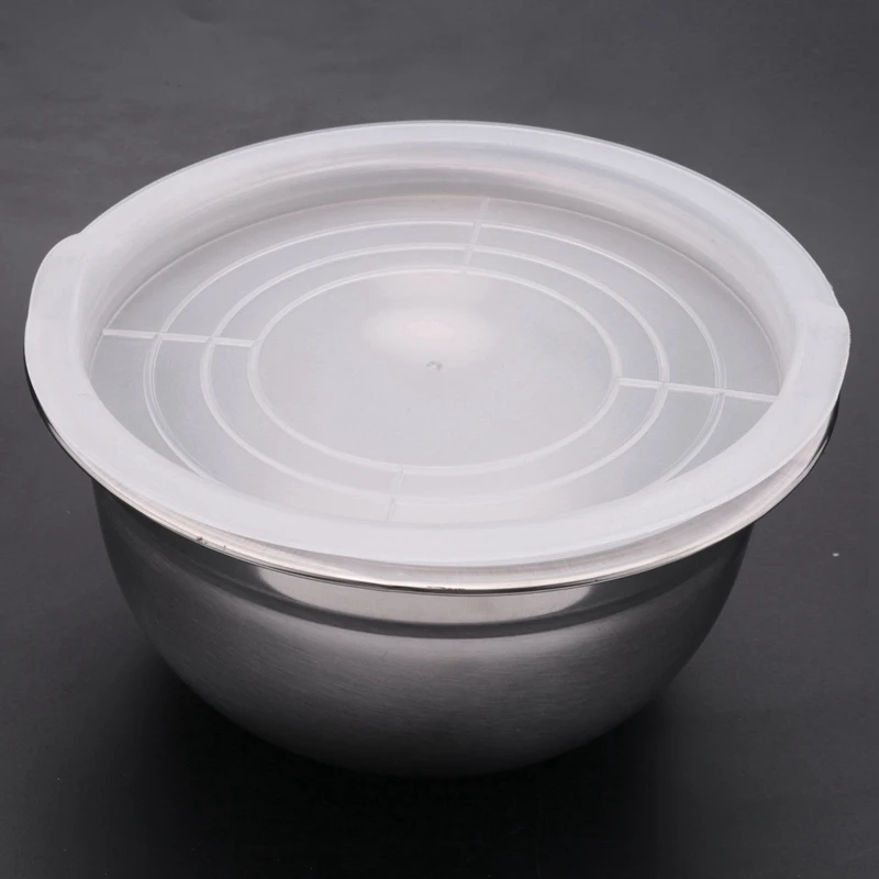5 Pcs Stainless Steel Salad Bowl with Lid Food Mixing Bowl & 3 Pcs Grease Splatter Screen Cooking,Stainless Steel Guard
5 Pcs Stainless Steel Salad Bowl with Lid Food Mixing Bowl & 3 Pcs Grease Splatter Screen Cooking,Stainless Steel Guard