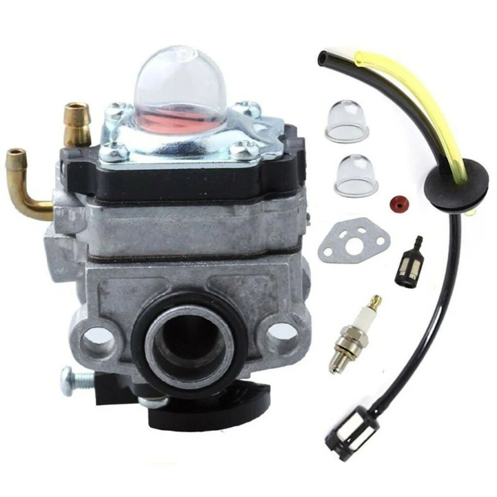 Spark Plug Carburetor Fuel Line Kit Primer Bulbs For Troy-Bilt TB575SS