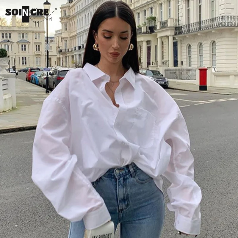 2021 New Fashion Women's Blouse Streetwear Cotton Long Sleeve Shirt Ladies Turn-Down Collar Single Breasted Casual Shirt Female
2021 New Fashion Women's Blouse Streetwear Cotton Long Sleeve Shirt Ladies Turn-Down Collar Single Breasted Casual Shirt Female