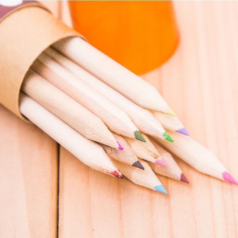 Игрушки для рисования 12 цветов милый мультяшный деревянный карандаш с длинной