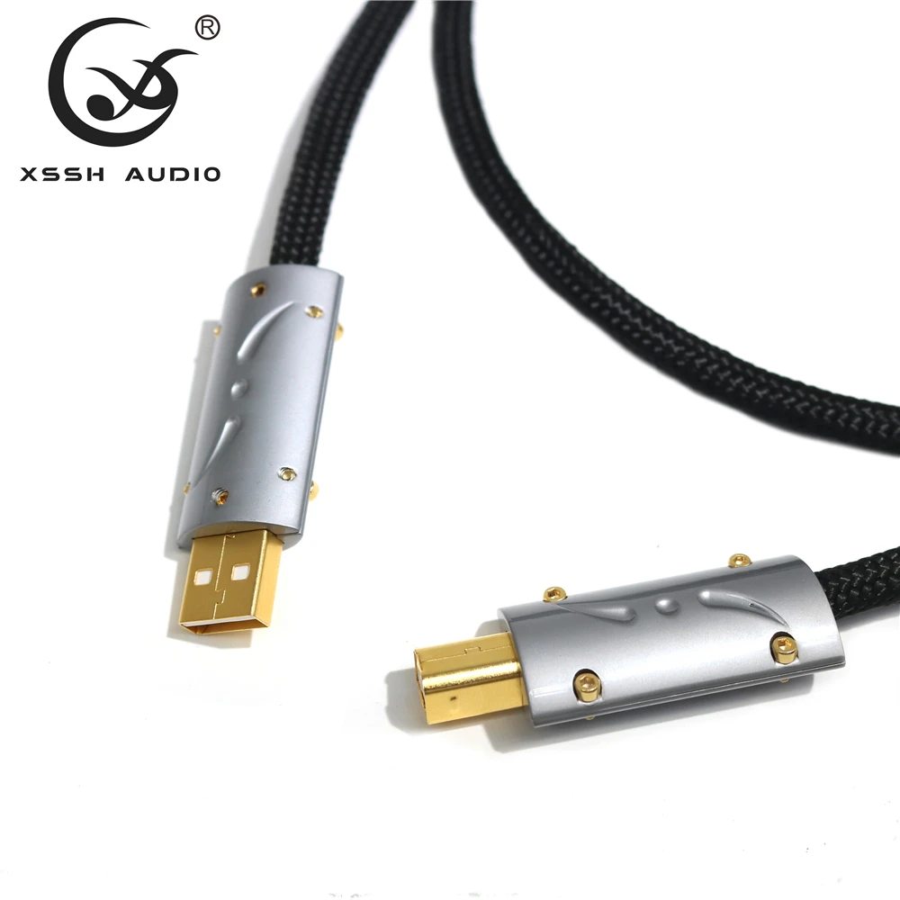 Высококачественный посеребренный кабель YIVO XSSH Hifi Nordost ODIN + защитный USB-кабель