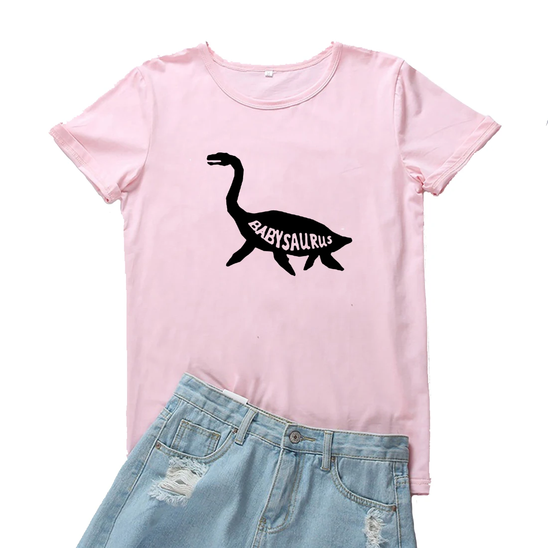 Футболка Babysaurus женская с принтом динозавра, свободная индивидуализированная рубашка из хлопка, Модный черный красный
Футболка Babysaurus женская с принтом динозавра, свободная индивидуализированная рубашка из хлопка, Модный черный красный