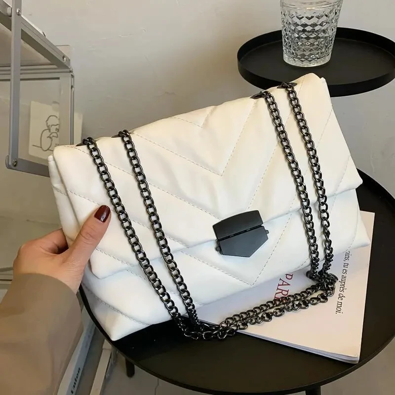 Ladies Fashion Soft PU Leather Crossbody Handbag Flip Bag Shoulder Bag Luxury Handbag Clutch Chain Handbag Handbag
Ladies Fashion Soft PU Leather Crossbody Handbag Flip Bag Shoulder Bag Luxury Handbag Clutch Chain Handbag Handbag