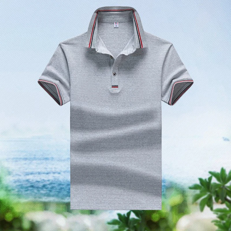 Summer Solid Color Polo Shirt Men Short Sleeve Cotton Breathable Camisas Polo Outdoor Sport Polo T Shirt Men Large Size M-4XL
Summer Solid Color Polo Shirt Men Short Sleeve Cotton Breathable Camisas Polo Outdoor Sport Polo T Shirt Men Large Size M-4XL