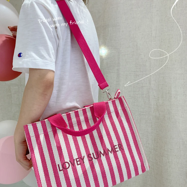 Love sum Korea mar.j same small commuter stripe canvas bag single shoulder cross carry bag
Love sum Korea mar.j same small commuter stripe canvas bag single shoulder cross carry bag