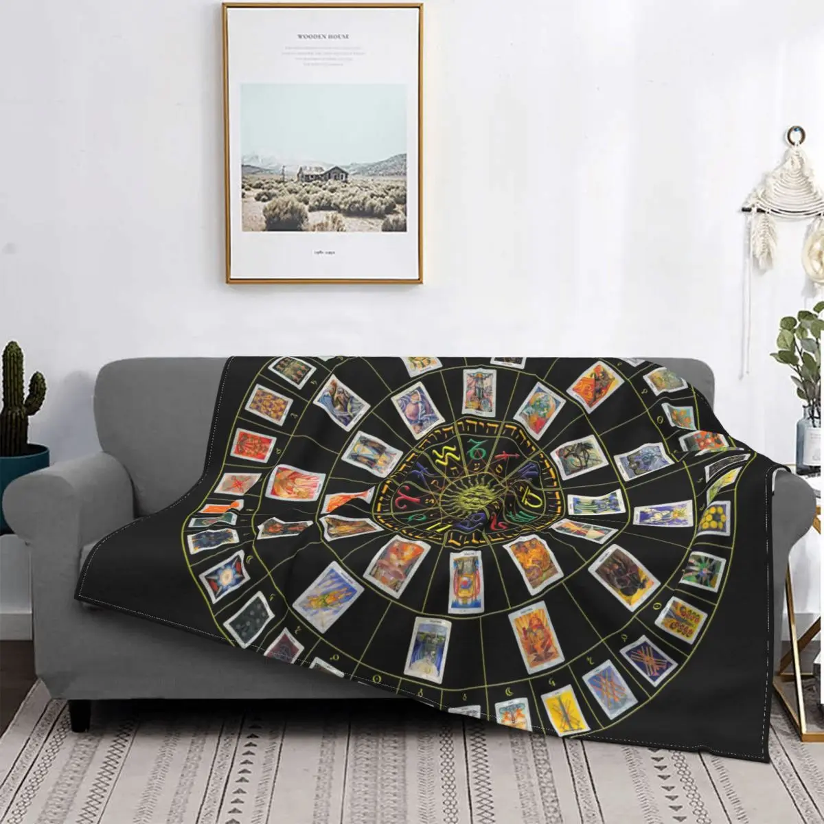 Mandala Tarot Card Divination Witchcraft Blanket Four Seasons Stitch Warm Breathable Coral Fleece Throw Blankets For Quilt Home
Mandala Tarot Card Divination Witchcraft Blanket Four Seasons Stitch Warm Breathable Coral Fleece Throw Blankets For Quilt Home