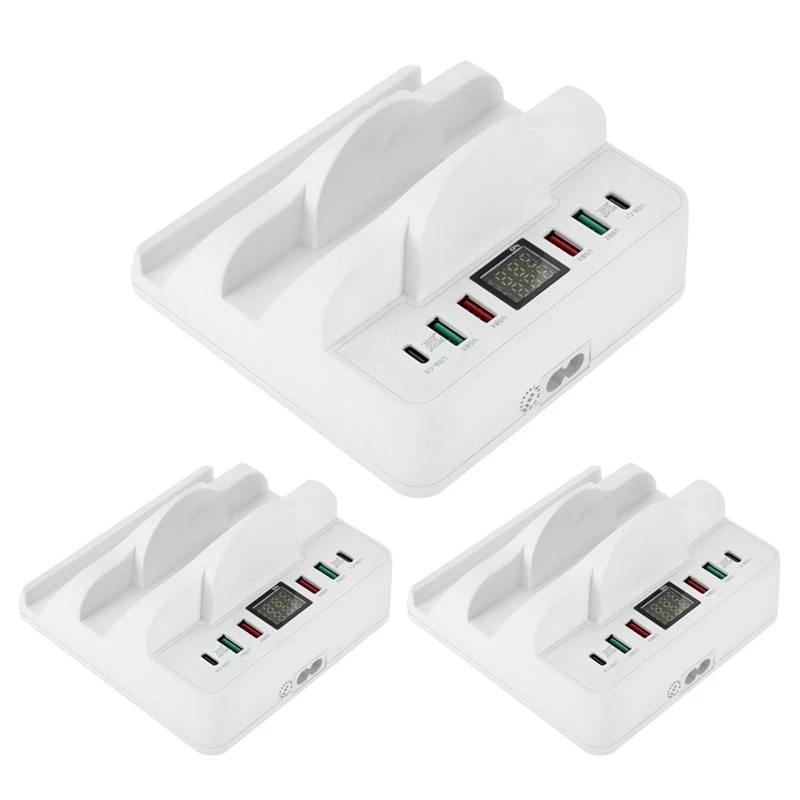 Беспроводное зарядное устройство с несколькими USB-портами, 80 Вт 
Беспроводное зарядное устройство с несколькими USB-портами, 80 Вт