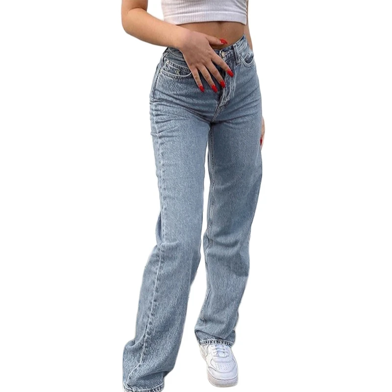 Women Harajuku High Waist Baggy Jeans Butterfly Print Loose Straight Denim Pants X7XE
Women Harajuku High Waist Baggy Jeans Butterfly Print Loose Straight Denim Pants X7XE