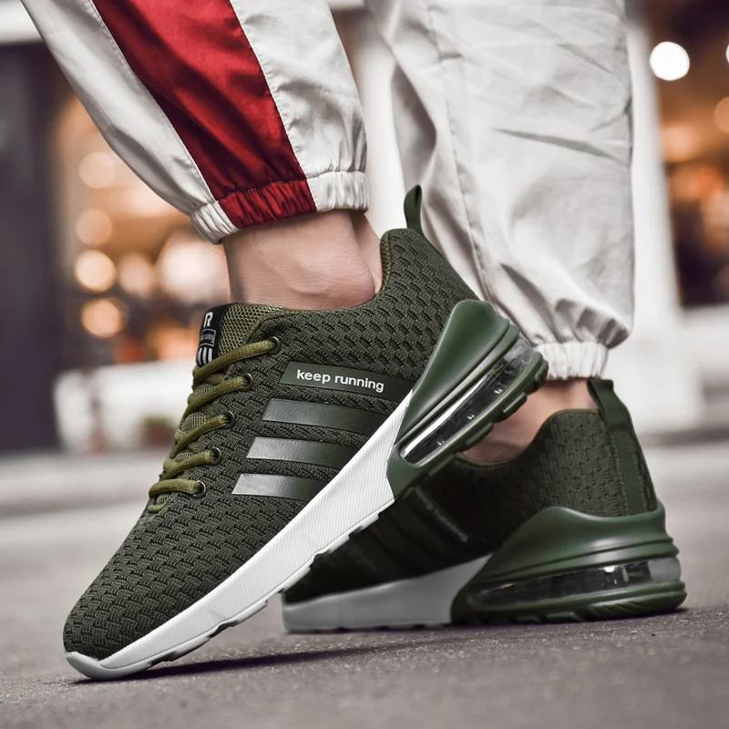 Breathable Mesh Running Men Shoes Lace Up Men's Sneakers Damping Sports Shoes Man Outdoor Gym Fitness Trainers Plus Size 39-46
Breathable Mesh Running Men Shoes Lace Up Men's Sneakers Damping Sports Shoes Man Outdoor Gym Fitness Trainers Plus Size 39-46