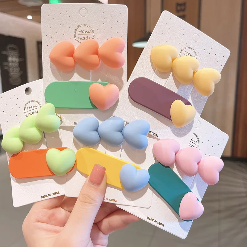 2PC/Set Korean Sweet Student Acrylic Hair Clips For Women Exquisite Candy Heart Hair Clips Hair Grips Hair Accessories HeadWear
2PC/Set Korean Sweet Student Acrylic Hair Clips For Women Exquisite Candy Heart Hair Clips Hair Grips Hair Accessories HeadWear