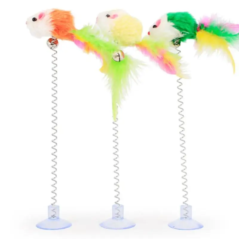 1 pc Plastic Cat Toys Feather Funny Cat Mice Shape Fashion False Mouse Pet Products Bottom Sucker Elasti Cat Toy Pet Supplies
1 pc Plastic Cat Toys Feather Funny Cat Mice Shape Fashion False Mouse Pet Products Bottom Sucker Elasti Cat Toy Pet Supplies
