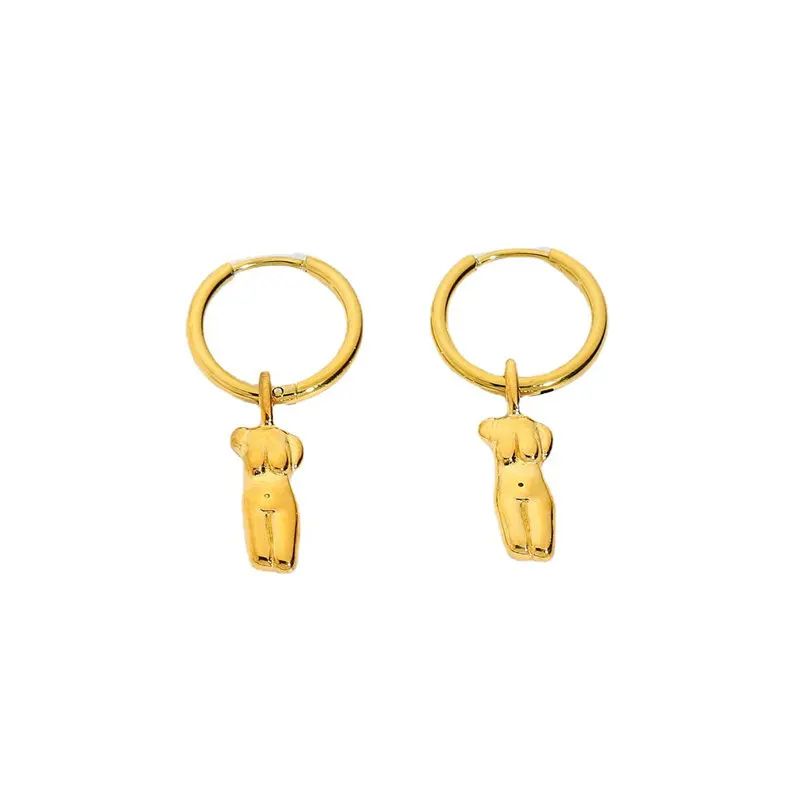 HelloLook Body Art Pendant Earrings Women Gold Stainless Steel 3D Body Creative Canadian Designer Abstract Earring
HelloLook Body Art Pendant Earrings Women Gold Stainless Steel 3D Body Creative Canadian Designer Abstract Earring