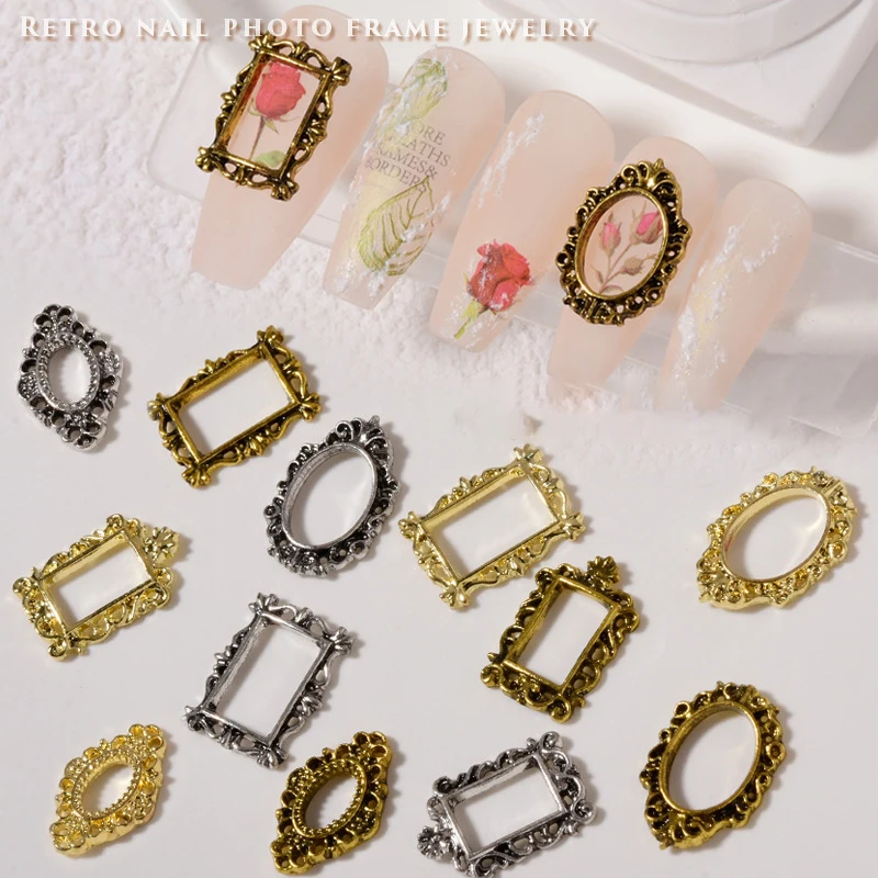 20Pcs Retro Nail Charms,3D Mix Size European Style Frame Hollowout Korean Luxury Classical Nail Decor DIY Manicure Accessories
20Pcs Retro Nail Charms,3D Mix Size European Style Frame Hollowout Korean Luxury Classical Nail Decor DIY Manicure Accessories