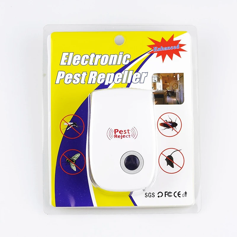 Electronic Ultrasonic Mosquito Repellen Indoor Cockroach Mosquito Mouse Insect Killer Repeller Pest Repeller EU/US Plug
Electronic Ultrasonic Mosquito Repellen Indoor Cockroach Mosquito Mouse Insect Killer Repeller Pest Repeller EU/US Plug