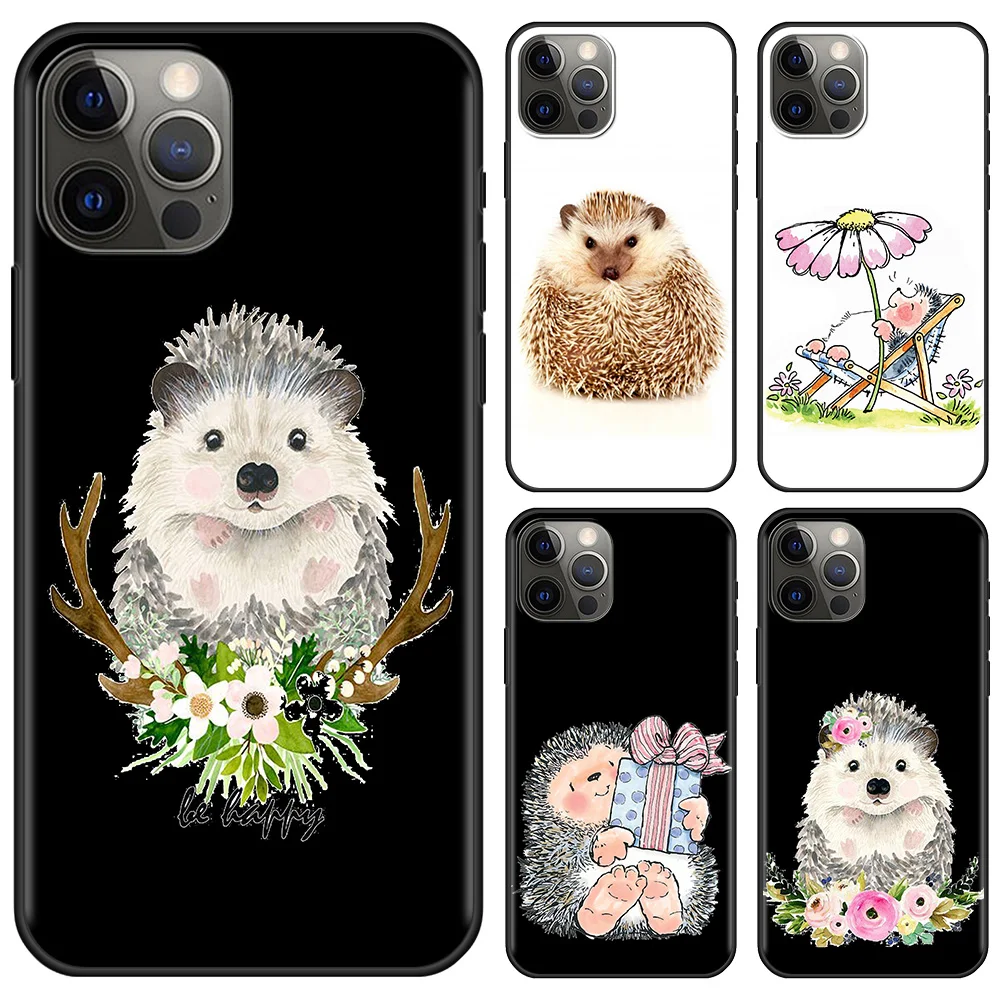 Animal Hedgehog Cellphone Cover For iPhone 12 Mini 11 Pro X XS Max XR 8 7 6 6S Plus SE Black TPU Fundas Silicone Capa 
Animal Hedgehog Cellphone Cover For iPhone 12 Mini 11 Pro X XS Max XR 8 7 6 6S Plus SE Black TPU Fundas Silicone Capa
