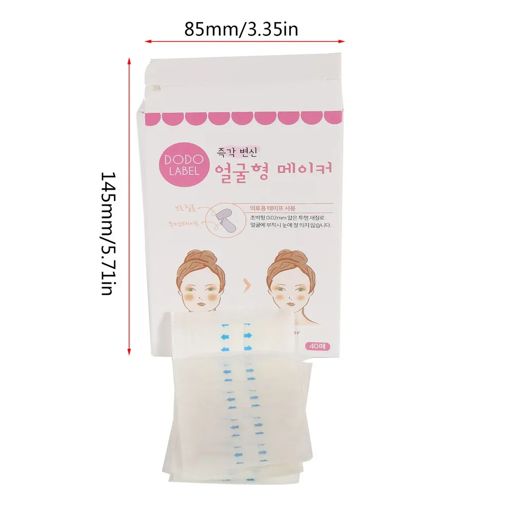 40PCS/SET Lift Face Sticker Makeup Face Chin Lift Tools Thin Artifact Invisible Tape Face Beauty Tools
40PCS/SET Lift Face Sticker Makeup Face Chin Lift Tools Thin Artifact Invisible Tape Face Beauty Tools