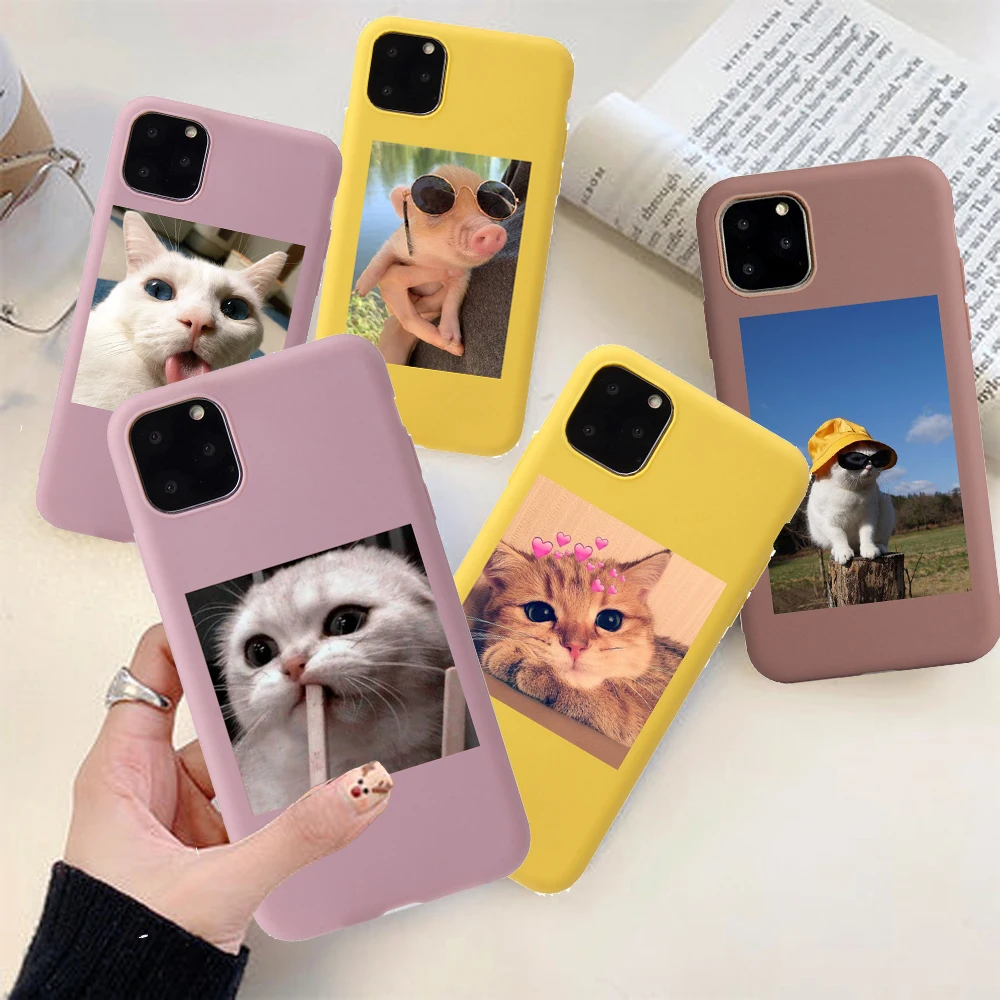 Cute Cat Phone Cover For iPhone 12 Mini 11 Pro Max XS XR SE 2020 7 8 Plus 6 6s Fashion Animal Soft Silicone Anti-fall Case Gift
Cute Cat Phone Cover For iPhone 12 Mini 11 Pro Max XS XR SE 2020 7 8 Plus 6 6s Fashion Animal Soft Silicone Anti-fall Case Gift
