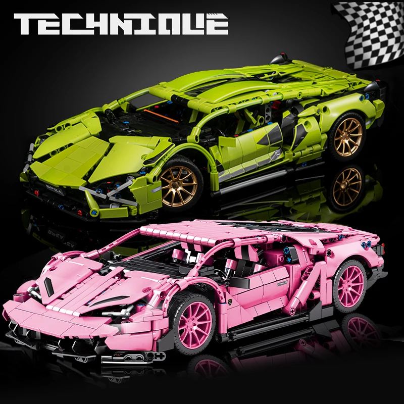 Высокотехнологичный Lamborghinied гоночный автомобиль статическая модель строительные блоки MOC технический спортивный автомобиль Кирпичи игруш...
Высокотехнологичный Lamborghinied гоночный автомобиль статическая модель строительные блоки MOC технический спортивный автомобиль Кирпичи игруш...