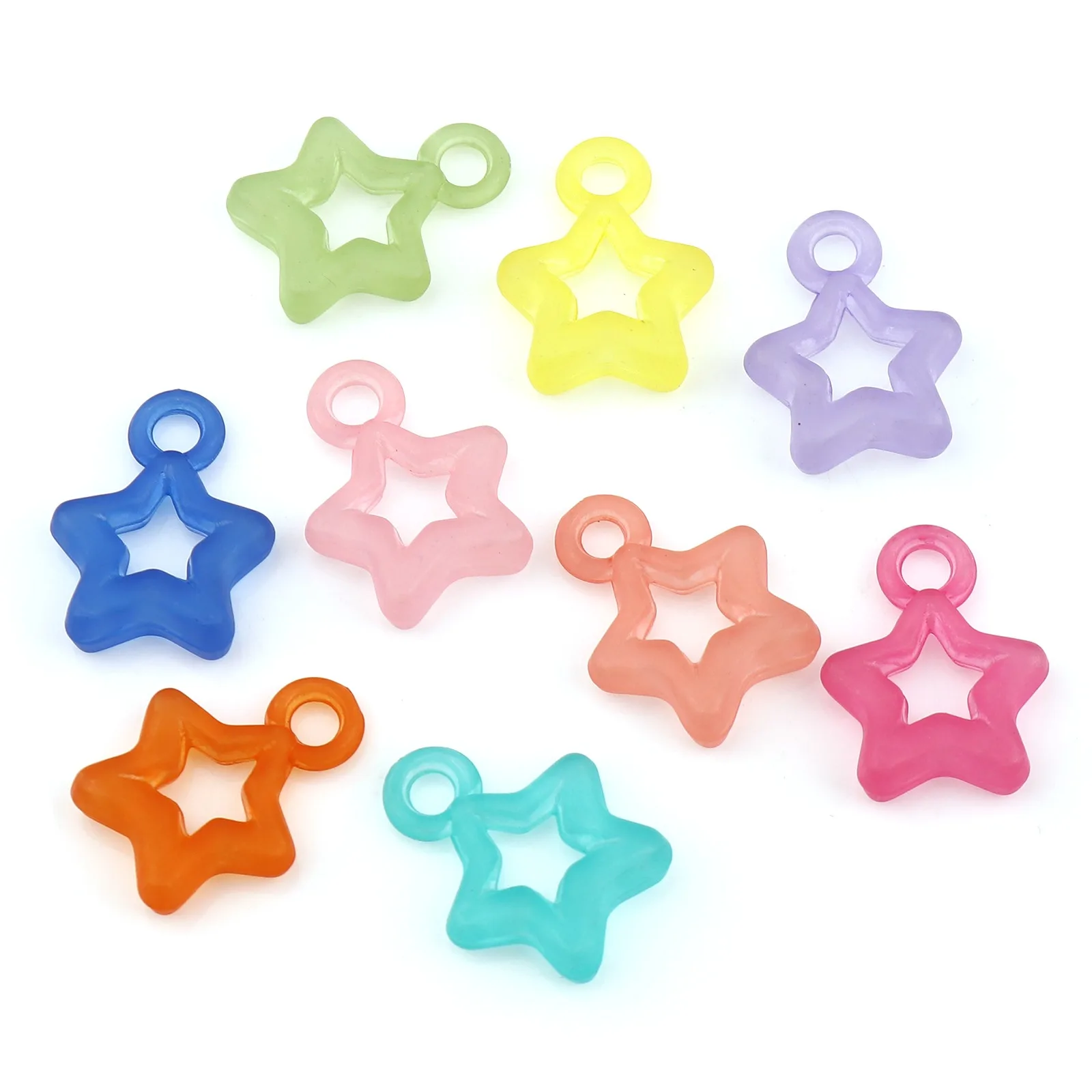 Fashion Handmade Acrylic Beads Geometric At Random Color Flower Star Pattern Frosted Loose Spacer Beads DIY Jewelry Gifts,200PCs 
Fashion Handmade Acrylic Beads Geometric At Random Color Flower Star Pattern Frosted Loose Spacer Beads DIY Jewelry Gifts,200PCs