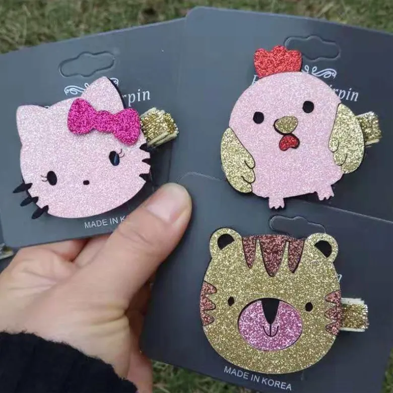 New style Children's bangs hairpin Cartoon cute Sequin BB Hair Clips Girls Hair Accessories Children Headwear Baby Hair Clips
New style Children's bangs hairpin Cartoon cute Sequin BB Hair Clips Girls Hair Accessories Children Headwear Baby Hair Clips
