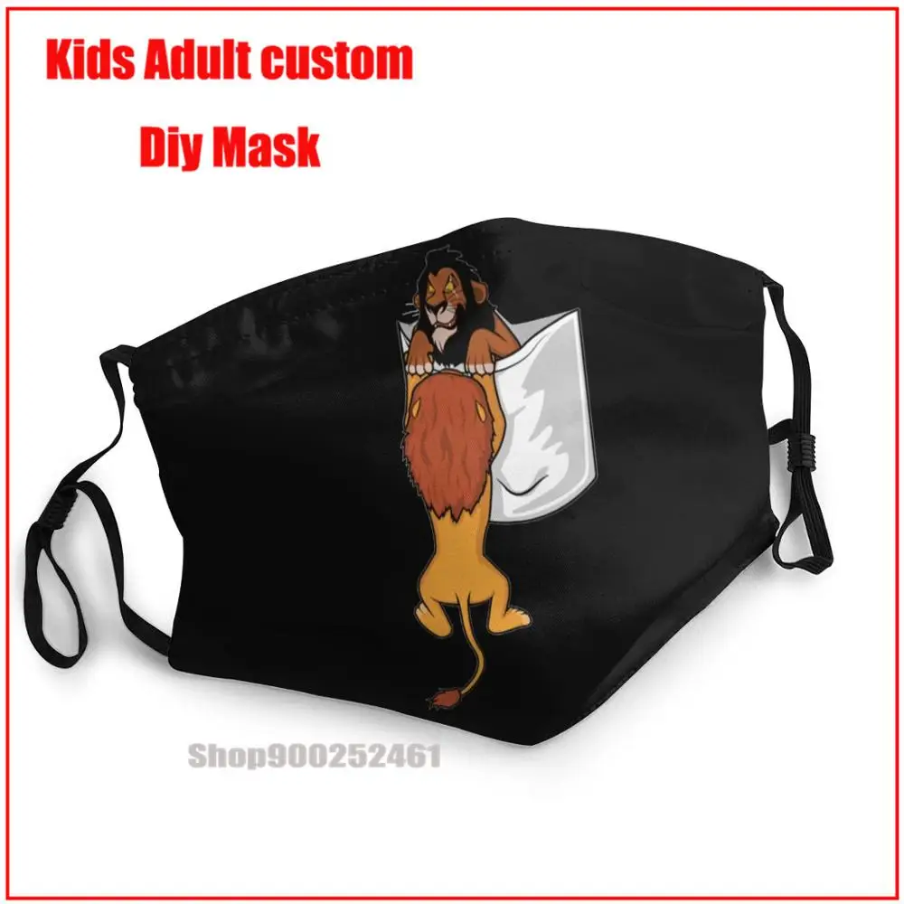 Precipocket Lion King Mufasa Simba DIY mascarilla reutilizable washable reusable face mask mouth mask with design funny
Precipocket Lion King Mufasa Simba DIY mascarilla reutilizable washable reusable face mask mouth mask with design funny