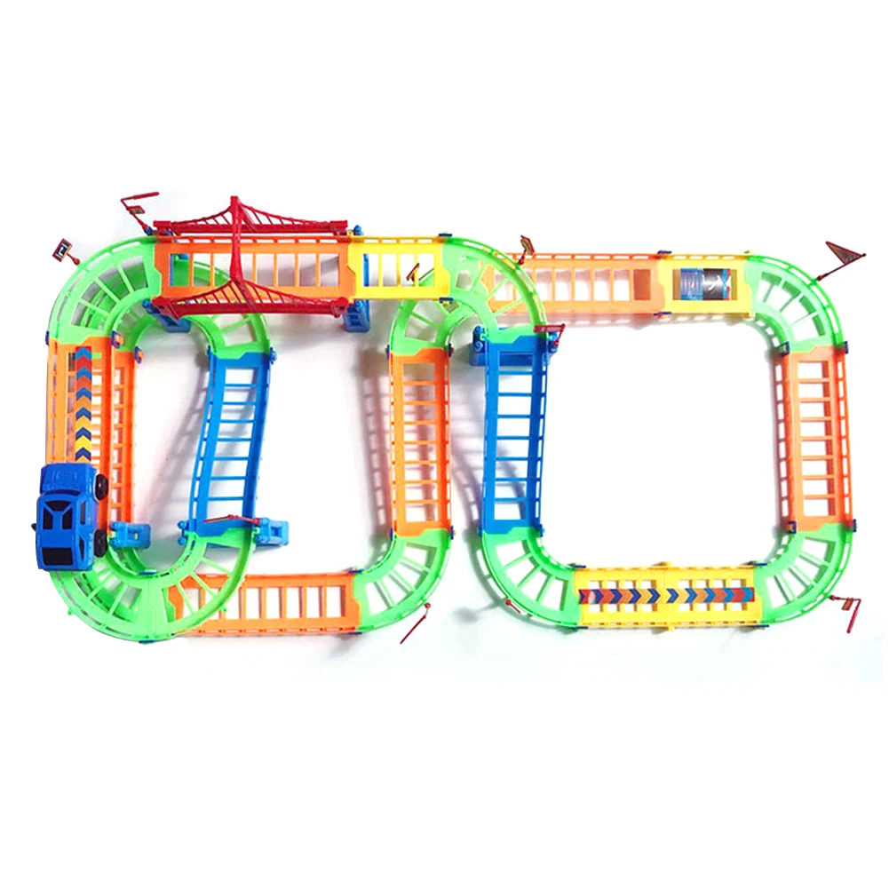 Flexible Race Simulation Track Car Toys Bend Train Rails Kid DIY Assembling Play Toy Set Early Educational Toy for Gift
Flexible Race Simulation Track Car Toys Bend Train Rails Kid DIY Assembling Play Toy Set Early Educational Toy for Gift