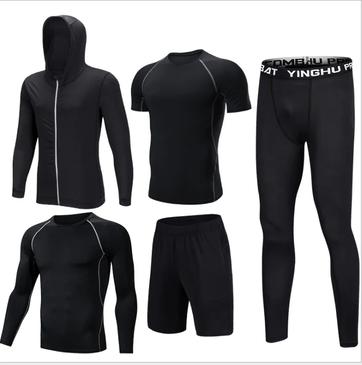 Summer New Workout Clothes, Sports Suits, Men's Hooded Sweaters, Five-piece Suits, Plus Velvet Basketball Running Training
Summer New Workout Clothes, Sports Suits, Men's Hooded Sweaters, Five-piece Suits, Plus Velvet Basketball Running Training