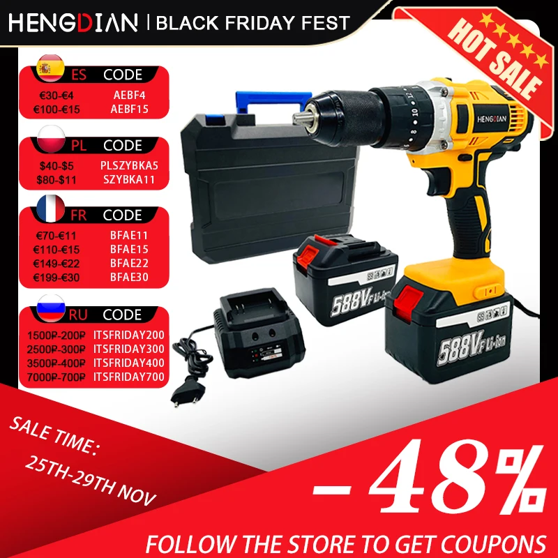 Electric Screwdriver Makita Lithium Battery Large Capacity High Power High Cost Performance Product Rechargeable
Electric Screwdriver Makita Lithium Battery Large Capacity High Power High Cost Performance Product Rechargeable