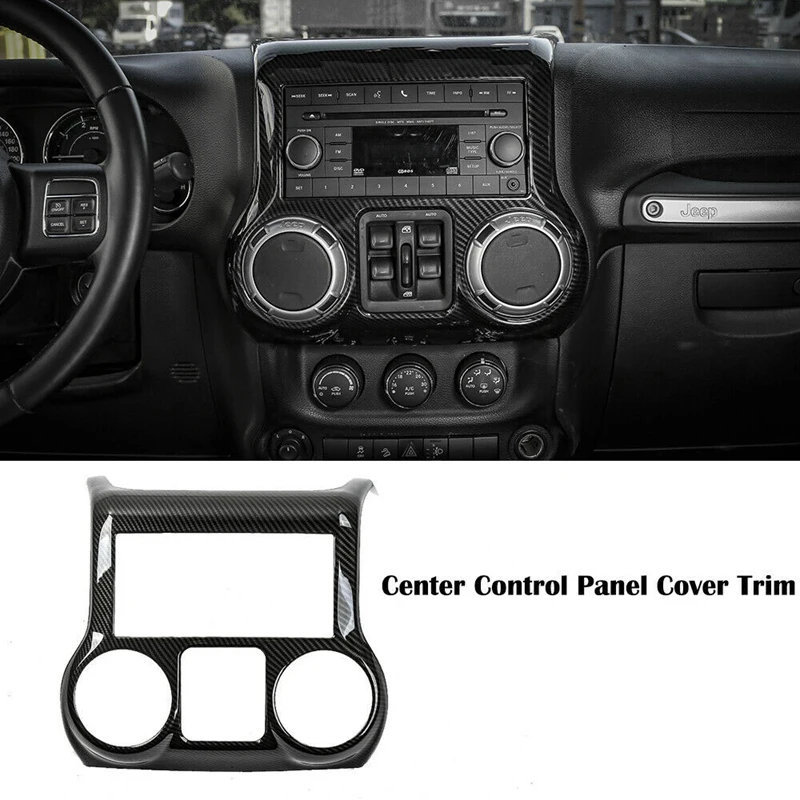 ABS Carbon Fiber Dashboard Panel & Air Conditioning Switch Panel Frame Cover Trims for Jeep Wrangler JK 2011-2017
ABS Carbon Fiber Dashboard Panel & Air Conditioning Switch Panel Frame Cover Trims for Jeep Wrangler JK 2011-2017