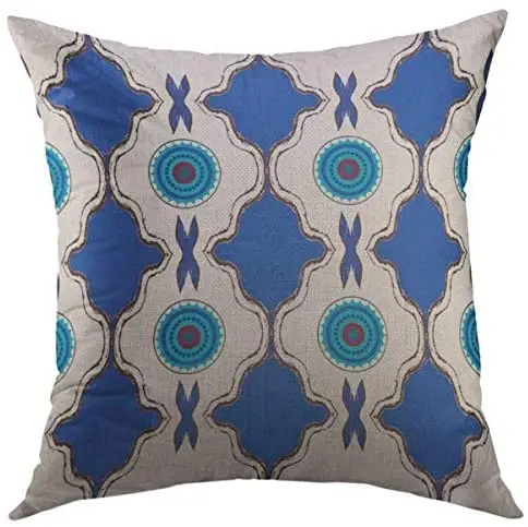 Pooizsdzzz Floral Decorative Throw Pillow Cover for Couch Sofa,Blue Moorish North African Inspired Moroccan Home Decor
Pooizsdzzz Floral Decorative Throw Pillow Cover for Couch Sofa,Blue Moorish North African Inspired Moroccan Home Decor