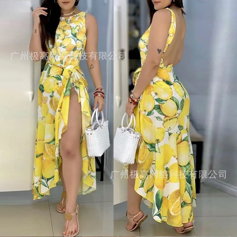 Женский костюм с жилетом на бретельках в новом стиле, пляжный костюм из двух предметов с фруктовым принтом
Женский костюм с жилетом на бретельках в новом стиле, пляжный костюм из двух предметов с фруктовым принтом