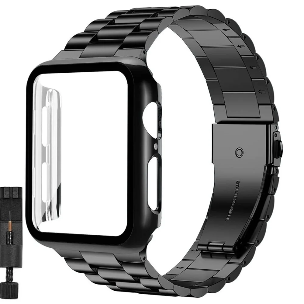 Ремешок для Apple Watch Se 6 + браслет 44 мм 40 мм Series 5 4, браслет из нержавеющей стали со стеклянным экраном для Iwatch 6 Band, 2 комплекта
Ремешок для Apple Watch Se 6 + браслет 44 мм 40 мм Series 5 4, браслет из нержавеющей стали со стеклянным экраном для Iwatch 6 Band, 2 комплекта