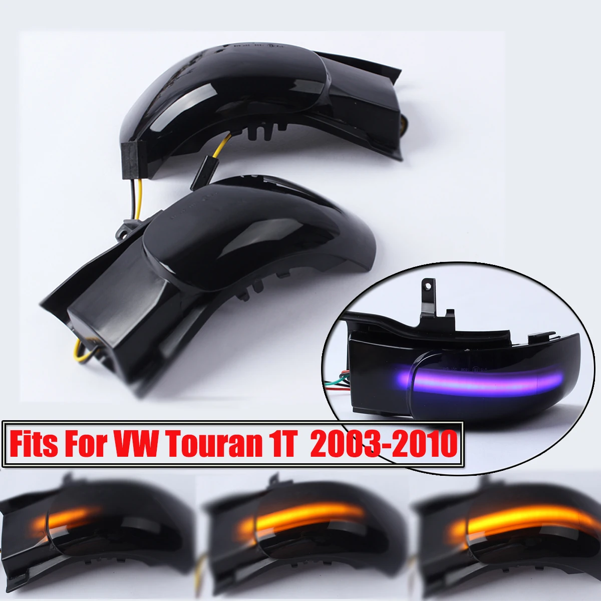 For VW Touran 1T1 1T2 2003 2004 2005 2006 2007 2009 2x Dynamic Blinker LED Turn Signal Light Side Lamp arrow mirror indicator
For VW Touran 1T1 1T2 2003 2004 2005 2006 2007 2009 2x Dynamic Blinker LED Turn Signal Light Side Lamp arrow mirror indicator