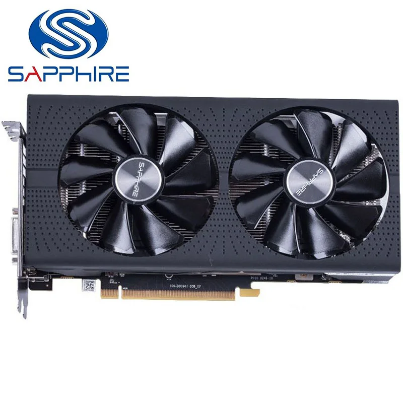 SAPPHIRE RX580 4 Гб видеокарта 256Bit GDDR5 видеокарты для AMD RX 500 series 580 карты DisplayPort HDMI DVI