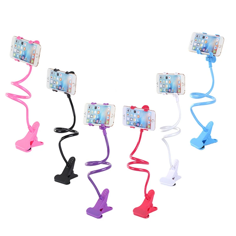 Universal Lazy Phone Holder Flexible 360 Clip Mobile Cell Phone Holder Bed Desktop Bracket Mount Stand Base bracket Muti color
Universal Lazy Phone Holder Flexible 360 Clip Mobile Cell Phone Holder Bed Desktop Bracket Mount Stand Base bracket Muti color