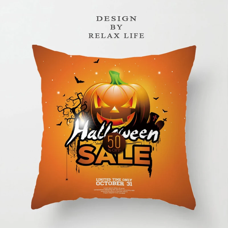 Soft Halloween Pumpkin Cushion Cover Pillowcases New Year Gift Sofa Car Decoration 45x45CM Nap Pillowsham Cover Baby Kids Gift
Soft Halloween Pumpkin Cushion Cover Pillowcases New Year Gift Sofa Car Decoration 45x45CM Nap Pillowsham Cover Baby Kids Gift