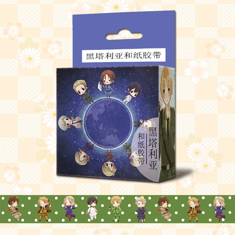 10 коробок/лот аниме Axis Powers Hetalia Washi лента клейкая лента для игрушек APH Feliciano Vargas Маскировочные бумажные наклейки 5 м
10 коробок/лот аниме Axis Powers Hetalia Washi лента клейкая лента для игрушек APH Feliciano Vargas Маскировочные бумажные наклейки 5 м